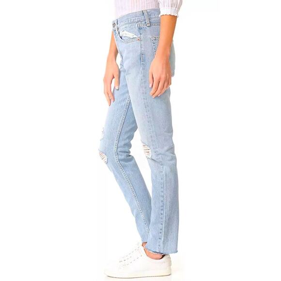 Rag & Bone Distressed High Rise Jeans - Size 26 - Picture 6 of 8